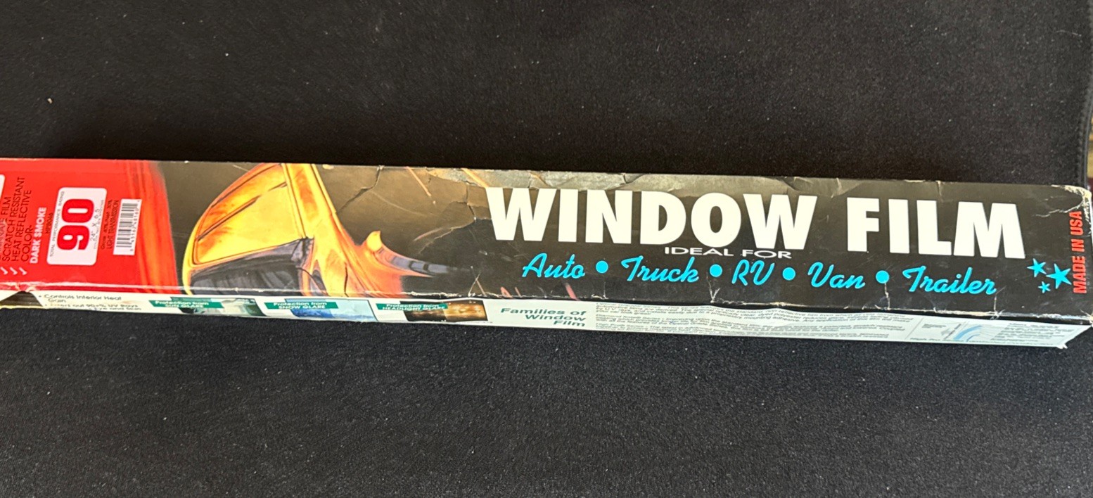 Gila Heat Shield Elite Window Tint High Pro 90% UV Rated 24”X 6.5’ Dark Smoke