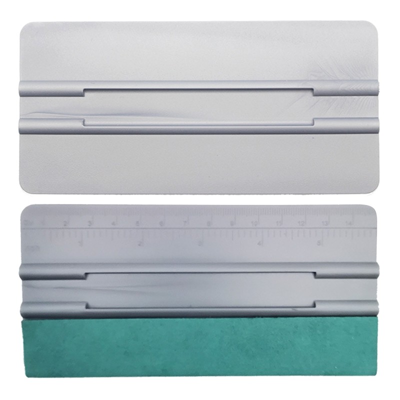 Vinyl Scale Squeegee Wrap Car Film Sticker Wrapping Suede Felt Scraper Tint Tool