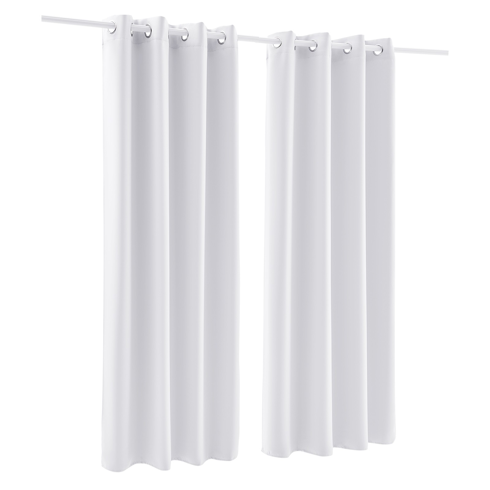 Uimoso 2-Piece Thermal Blackout Curtains with Grommets, 52×84 Inches