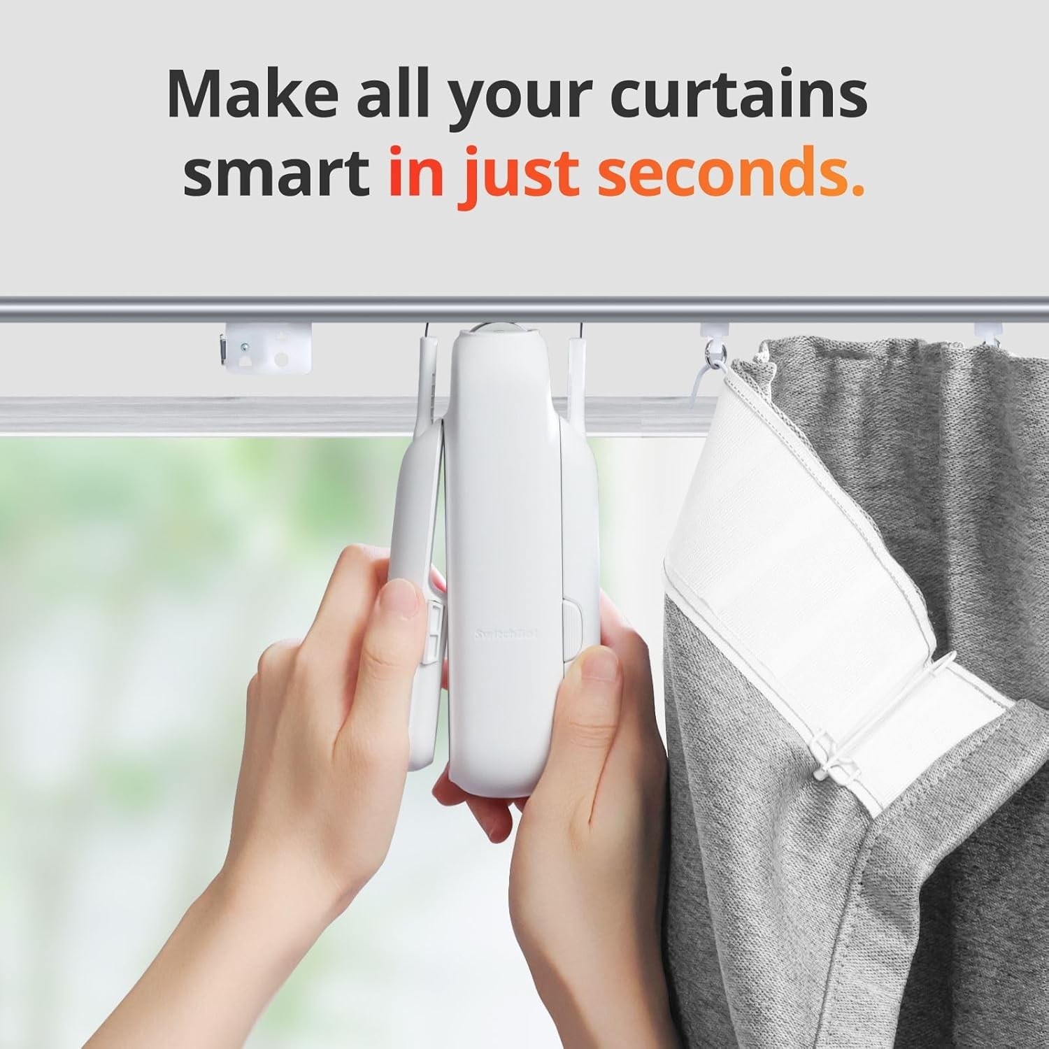 Automatic Curtain Opener – Bluetooth Remote Control Smart Curtain with App,