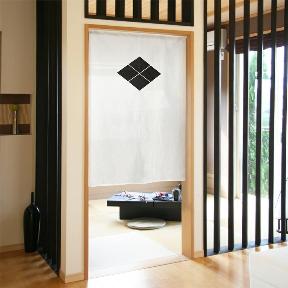 Japanese Noren Doorway Curtain Family Crest Takedabishi Made in Japan 85x120cm