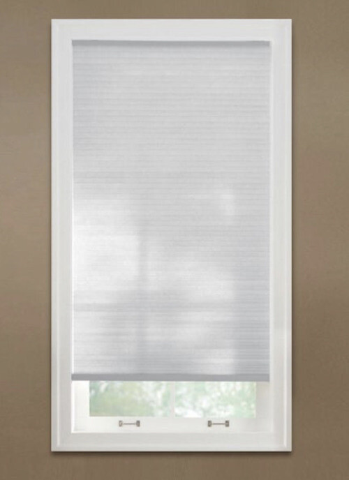 HDC-Snow Drift Cordless Light Filtering Cellular Shade – 60 in. W x 48 in. L