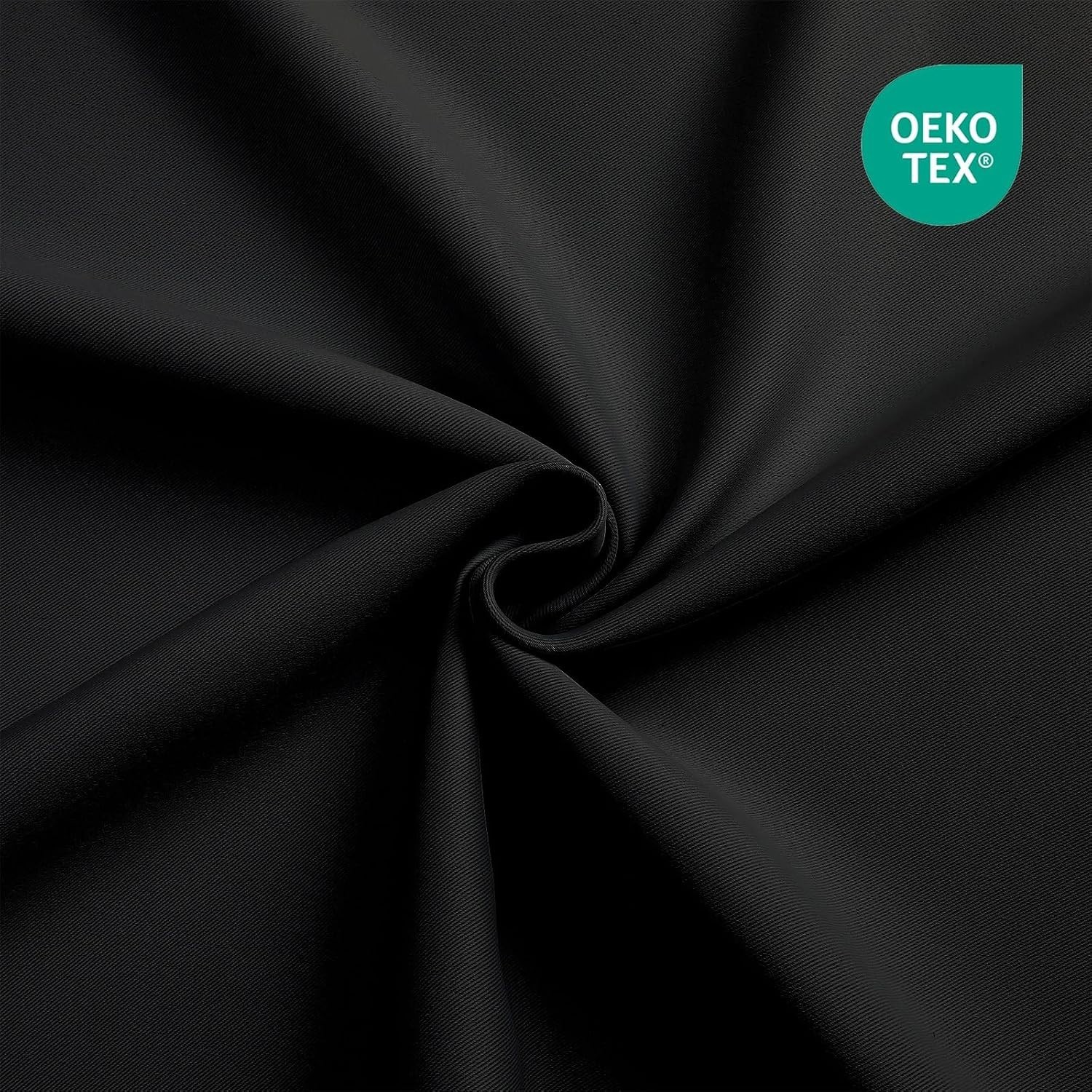 Noise Reducing Blackout Drapes 52×72 Inch – Ideal for Bedroom & Living Room