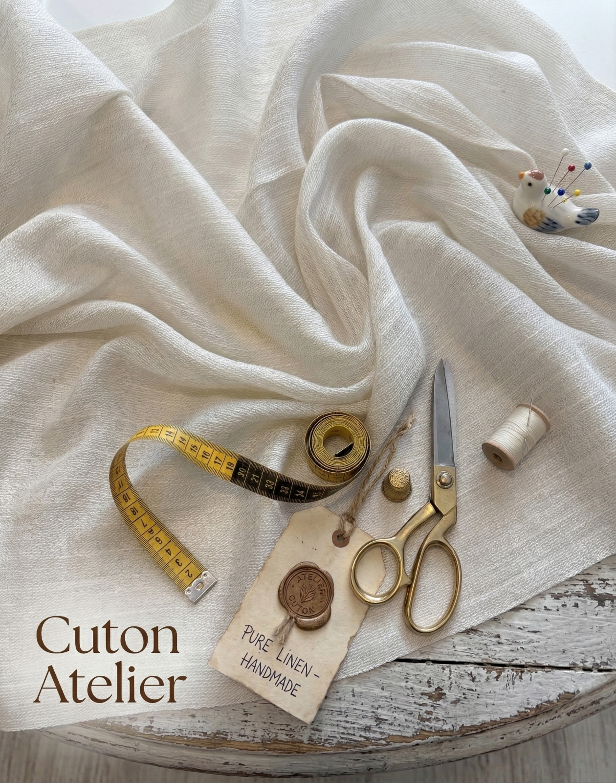 Custom Linen Look Sheer Curtains Textured Rustic Boho Window Drapes Panels