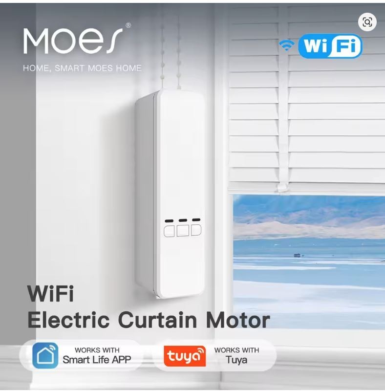 MOES WiFi Smart Chain Blinds Motor Curtain Roller Shutter Drive Alexa Google APP
