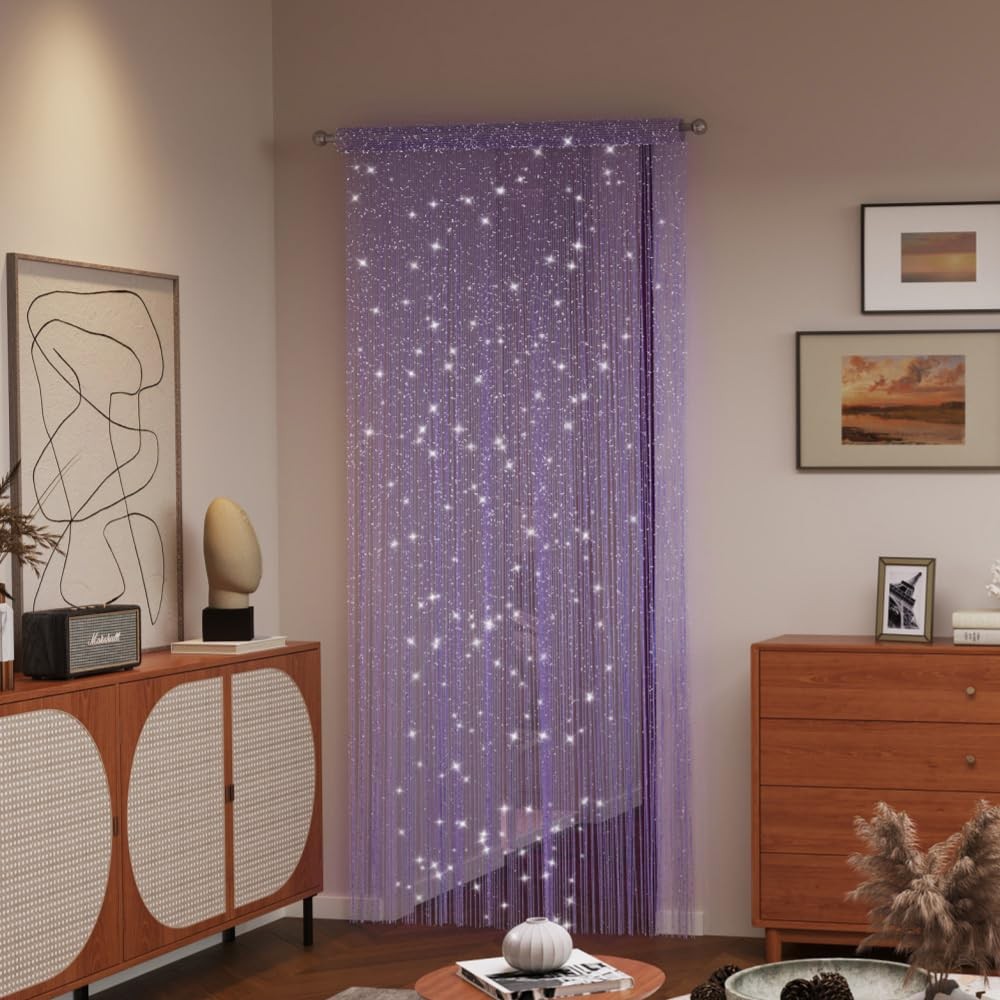 Decorative Door String Curtain Wall Panel Fringe Window Room Divider