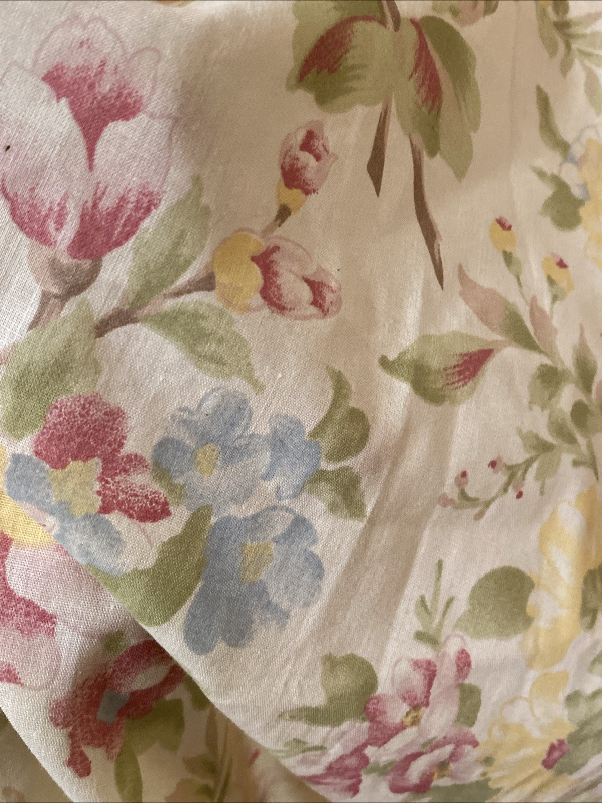 Vtg JC Penney Home Collection Floral Curtain Set 42×85