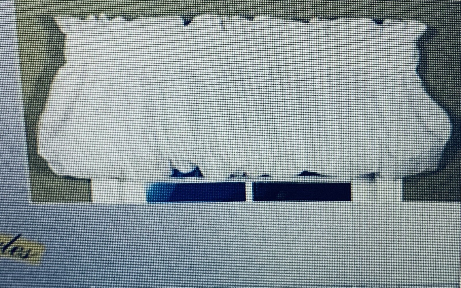 Lot Of 2 ~ White Crinkle Balloon Valance St. Charles 72″ W x 18” L ~ BRAND NEW