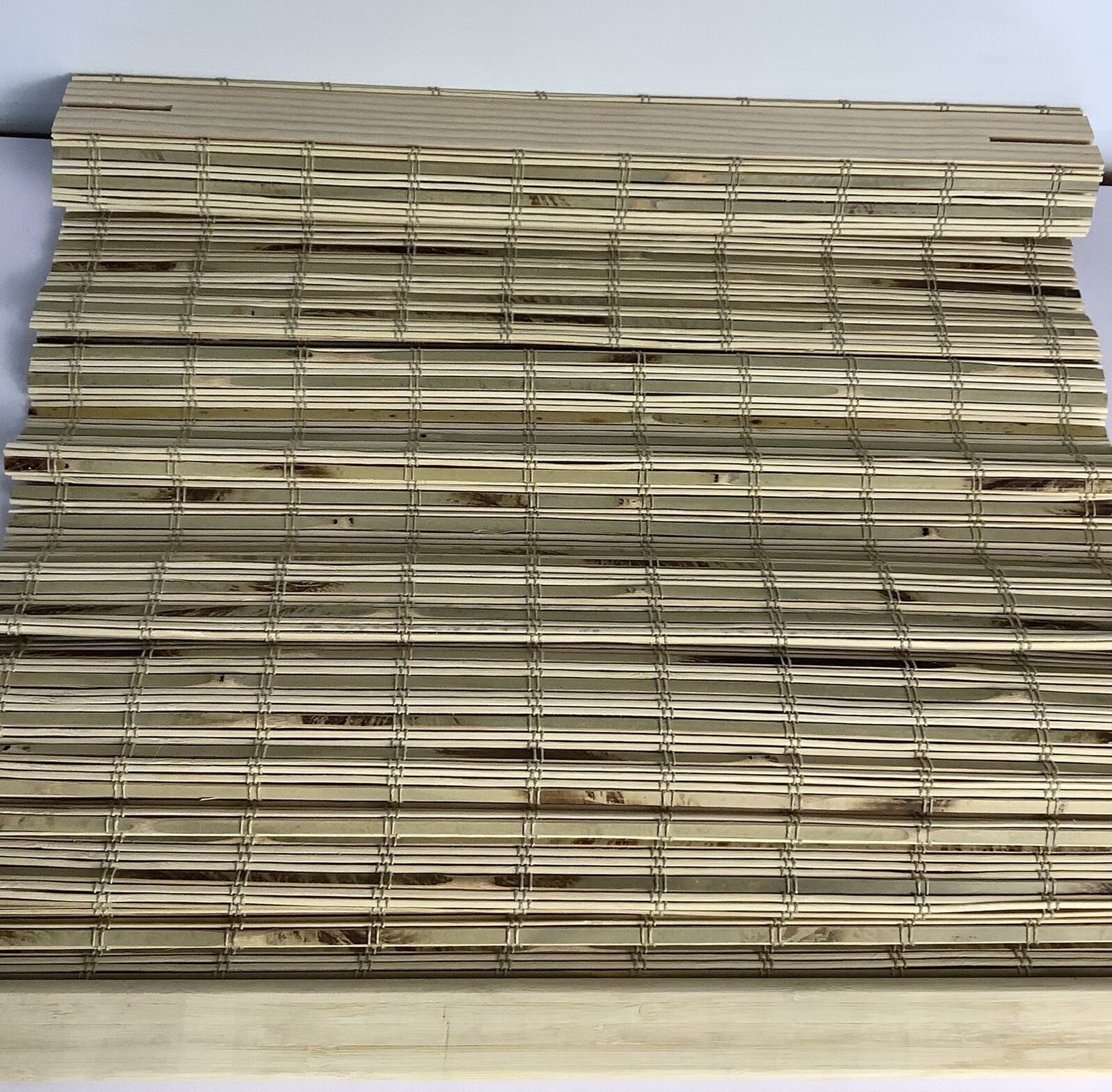 20”x60” Bamboo Shades, Cordless Roman Set of Two New in Open Box