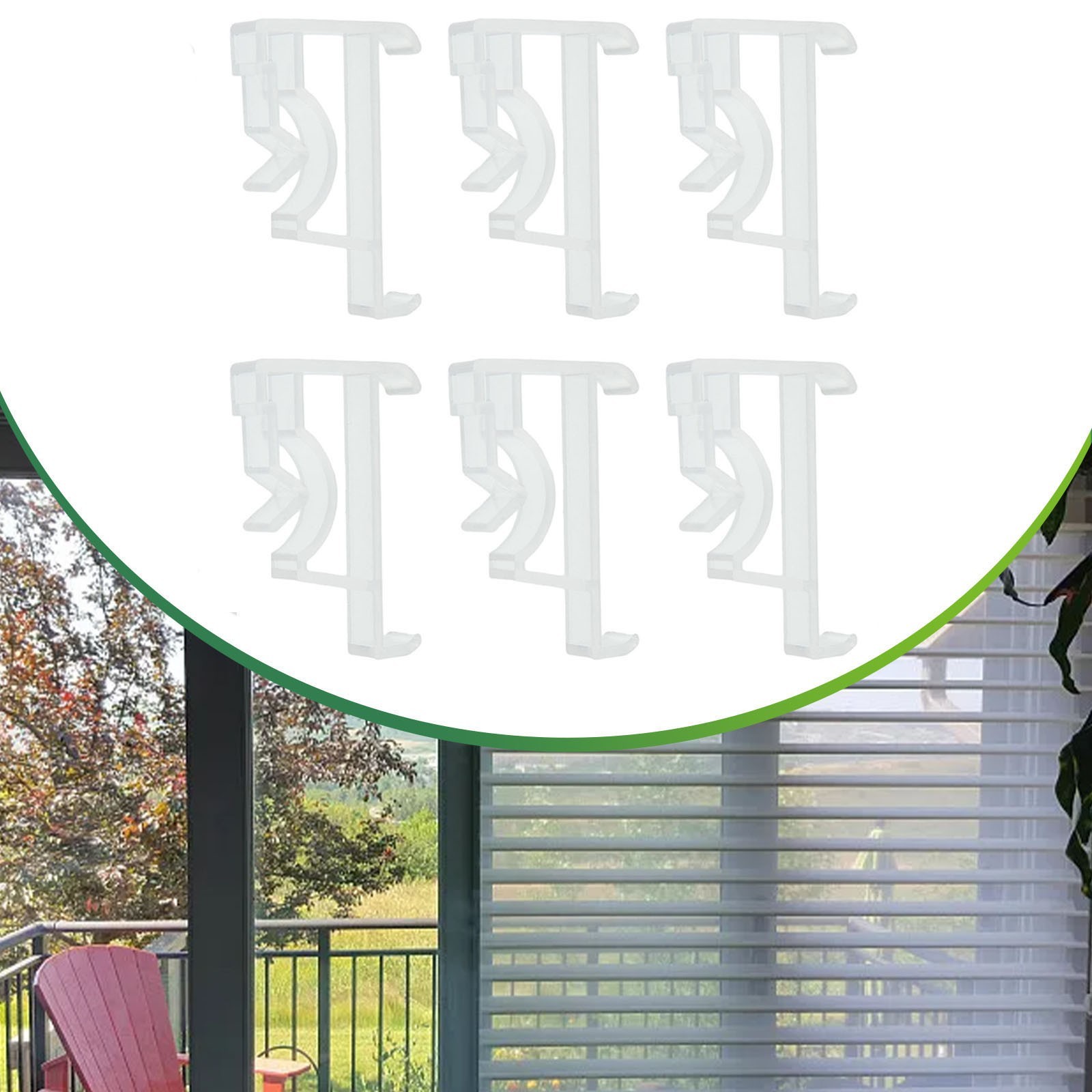 Curtain Clips Plastic Retainer Holder Clip For Blind Valance For Most Blinds