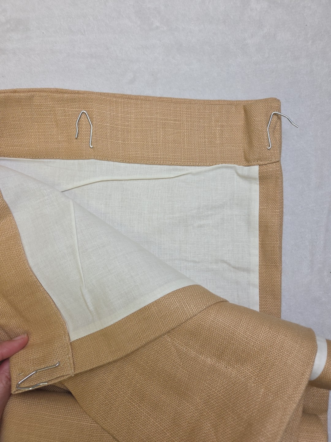 RESTORATION HARDWARE Belgian Textured Linen 50×96 Drapes Curtains Straw Choose #