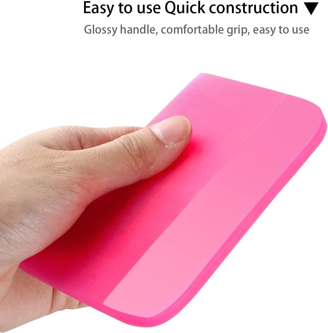 zipelo 3PCS Car TPU Rubber Squeegee, Car Vinyl Wrap Tool Kit, Auto Vinyl Wraps A
