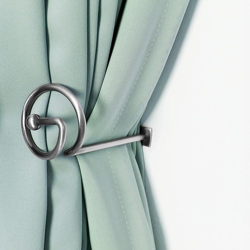 Heavy Duty Vintage Curtain Holdback Metal Mounting Hardware Classic Design New