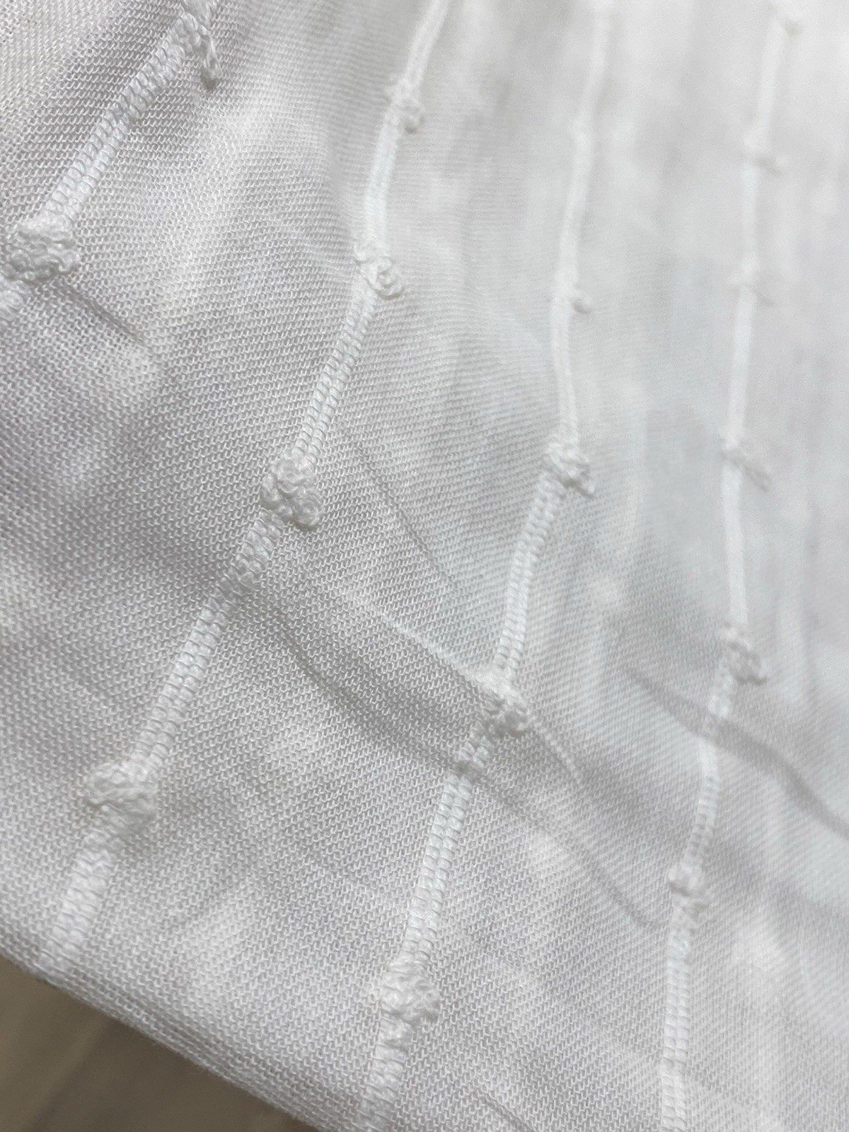 Vtg Ikea Matilda Light Filtering Sheer White Tab Top Curtains Long 55 X 98″ New