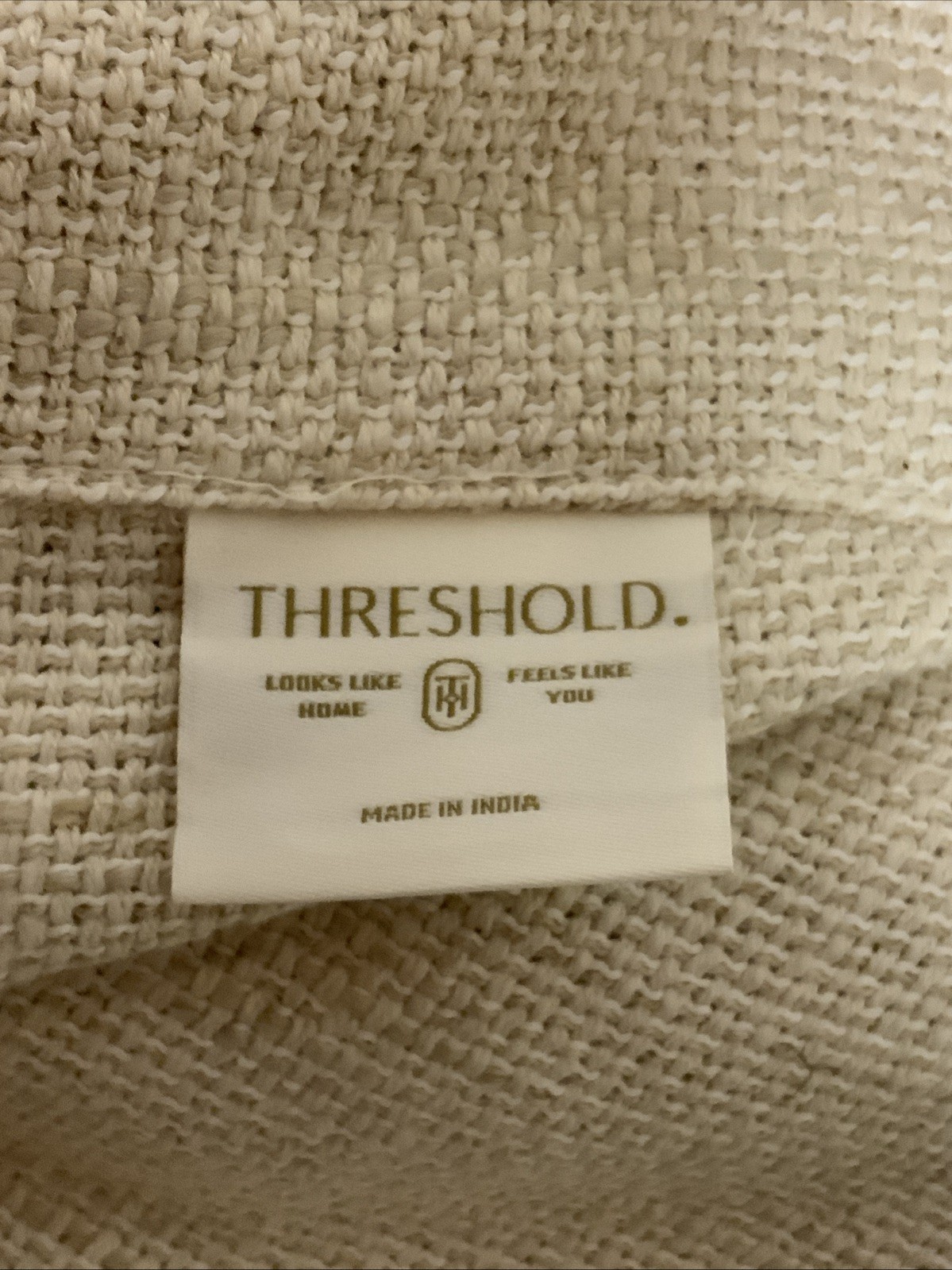 🥥 Threshold 1pc 54”x 84” Light Filtering Textured Weave Curtain🆕AS IS👇