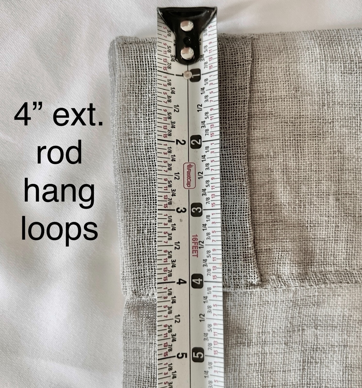 3 Sizes CUSTOM Sony Studios Grey LINEN Drapes XLONG & XWIDE Drape Drapery Panels