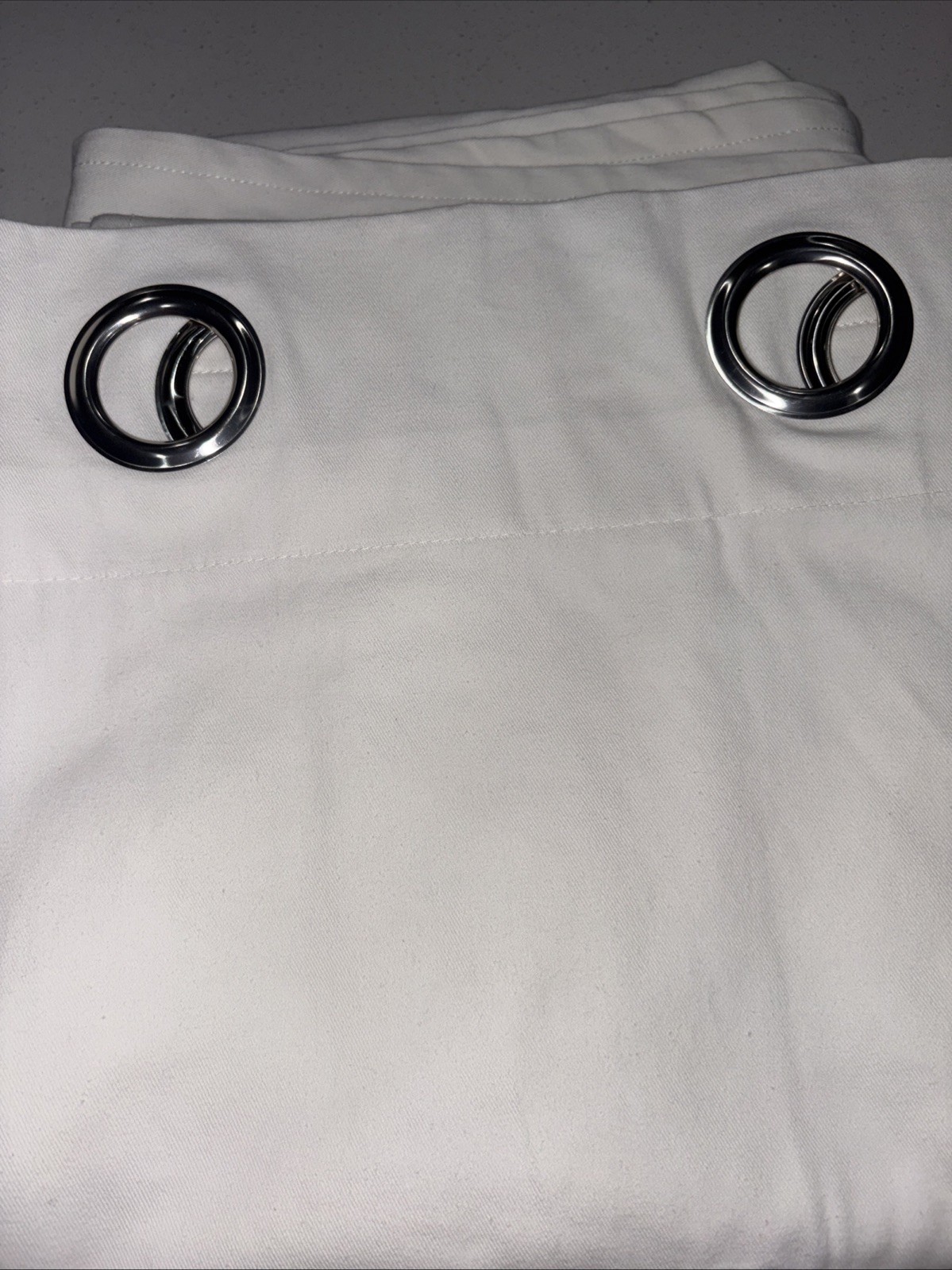 1 Pair Ikea Merete Grommet Top Curtains 57 X 98″. Beige