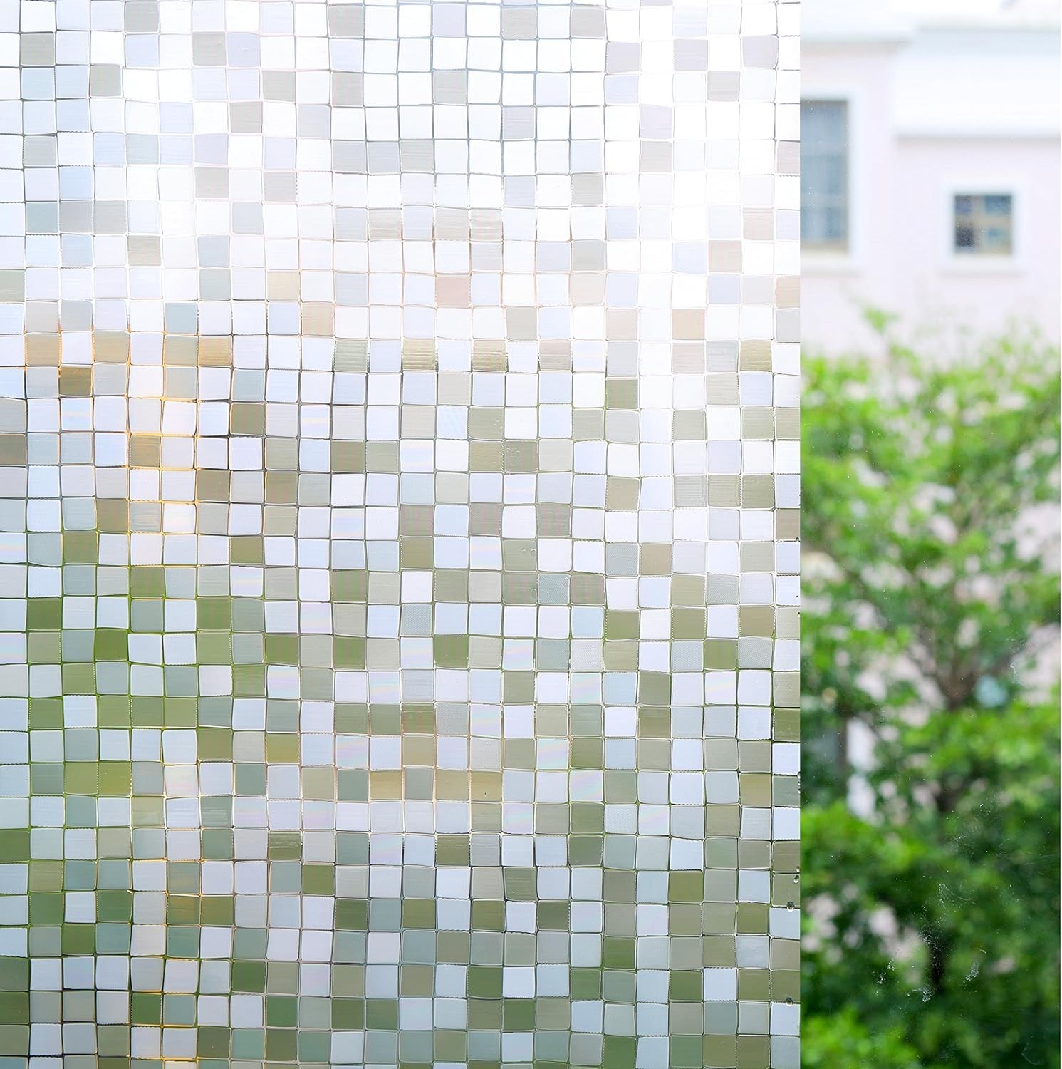 Niviy Window Privacy Film, Decorative Window Clings, UV Blocking Window Cover…