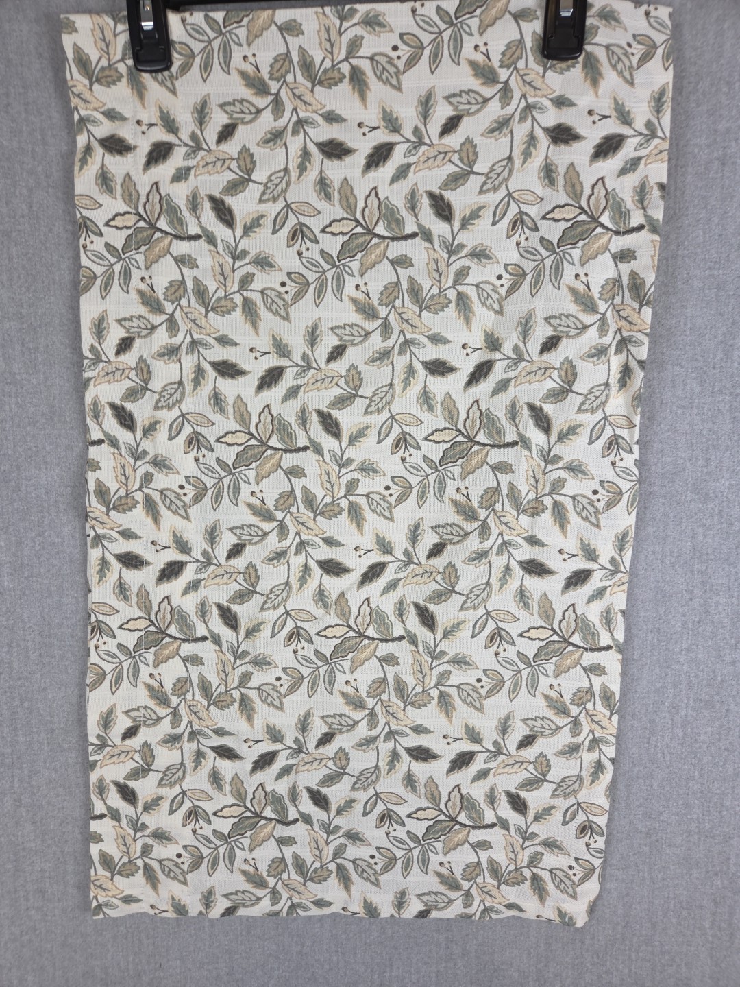 Waverly Valance Cottage Green Leaf Rod Pocket Curtain 15×52 Earth Nature Country