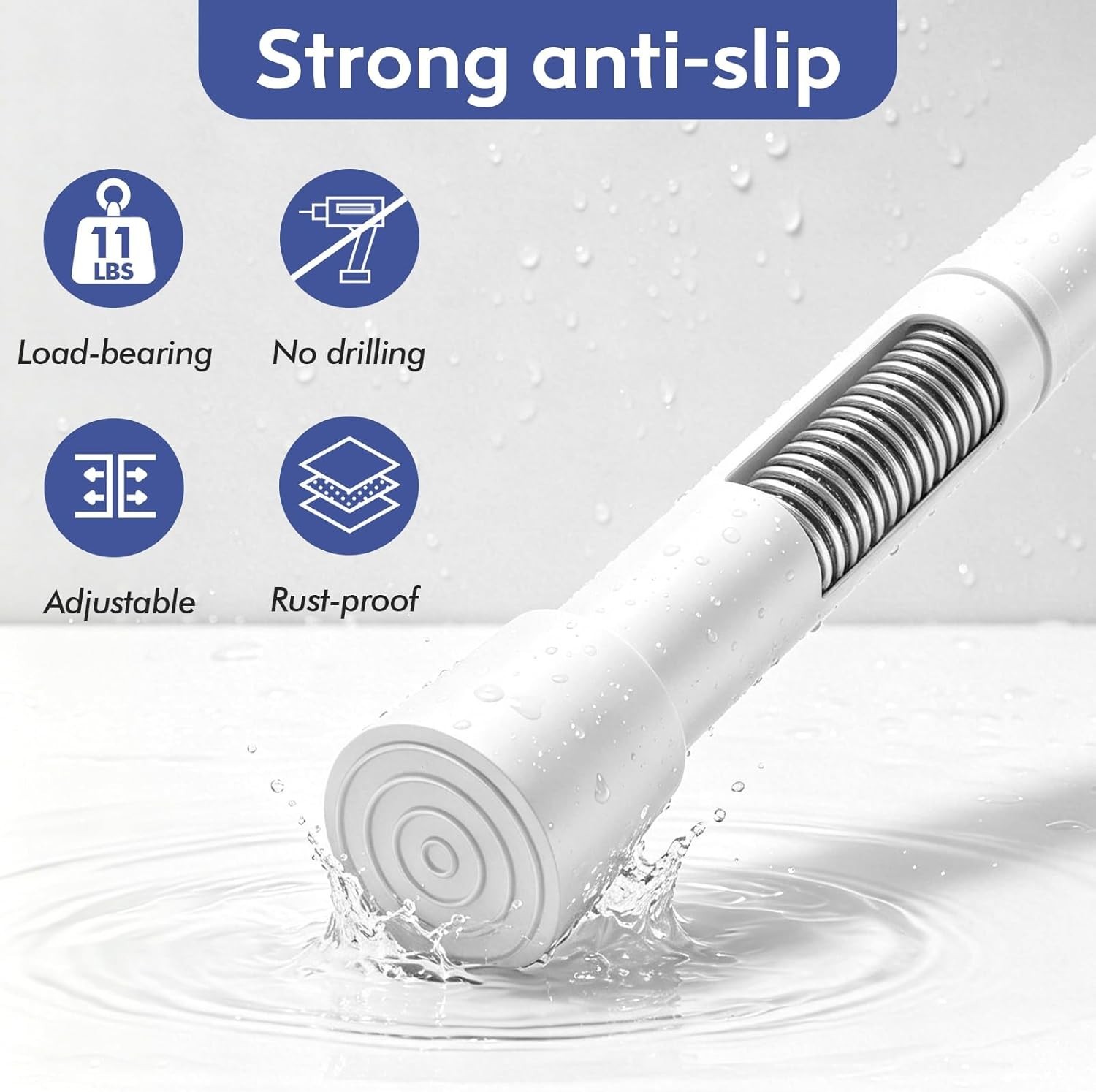 Renters’ Choice: Adjustable Tension Curtain Rods 16-40 Inch, No Tools Needed
