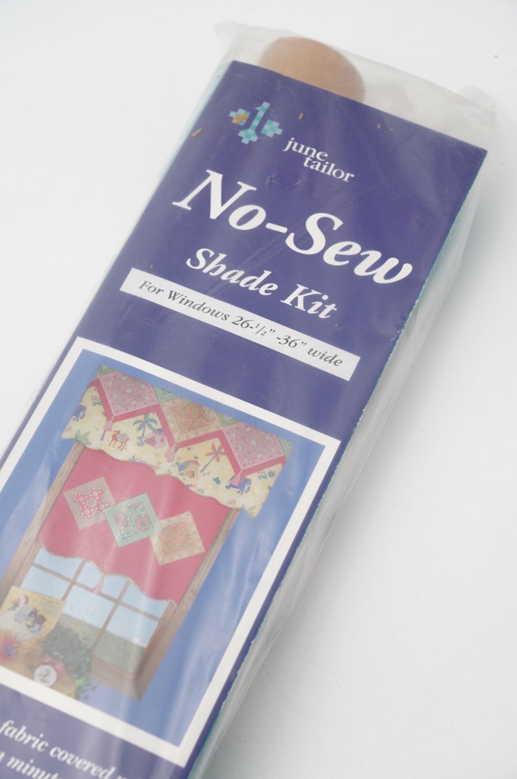 June Tailor No-Sew Shade Kit for Windows 26.5″-36″ Wide DIY Fabric Roller Shades