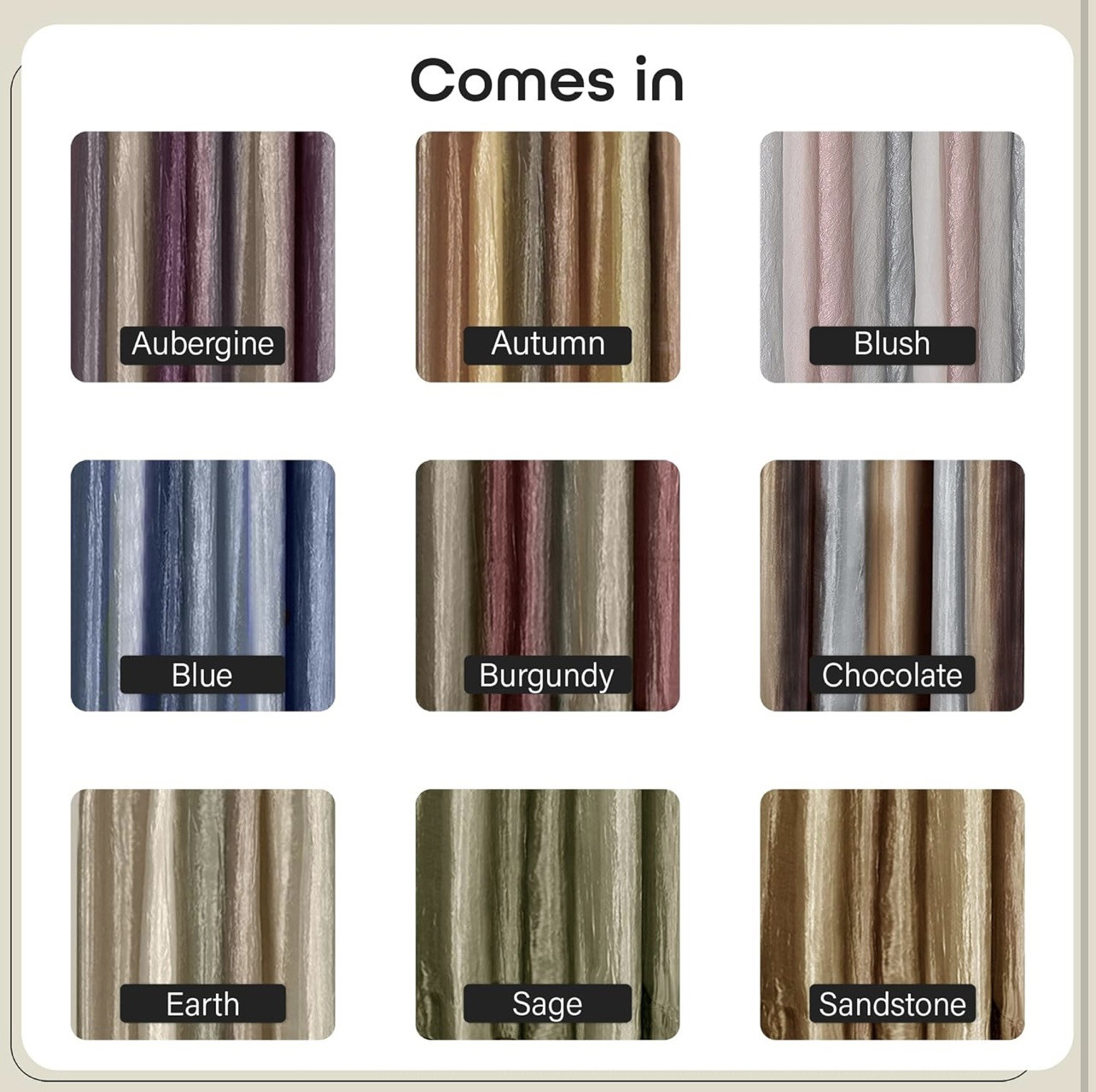 Ombre Panel Light Filtering Semi-Sheer Window Curtain – One 84” L X 50” W Panel