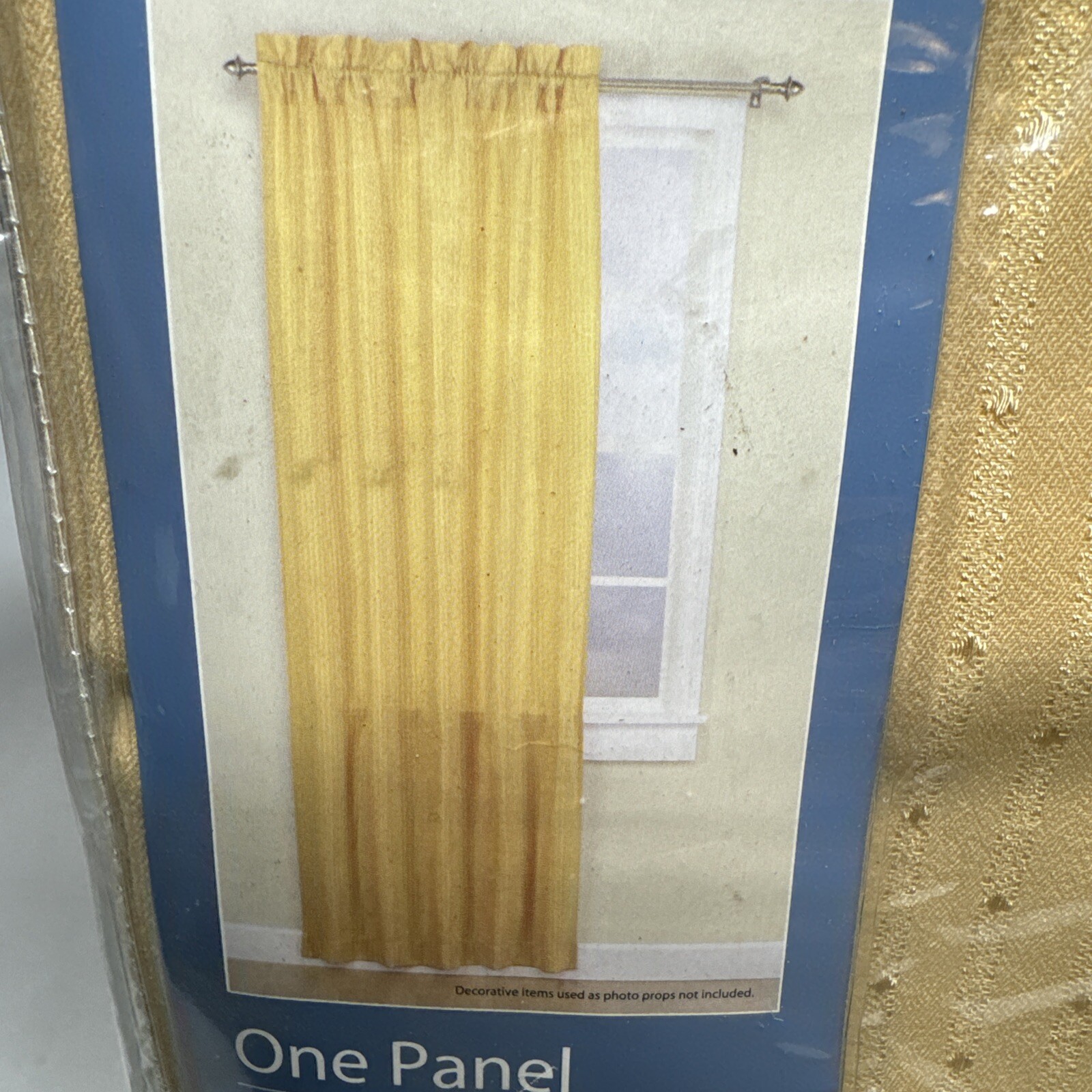 Mainstays Home Delicate Gold Tuscon One Panel 40″ W x 84″ L Brand New