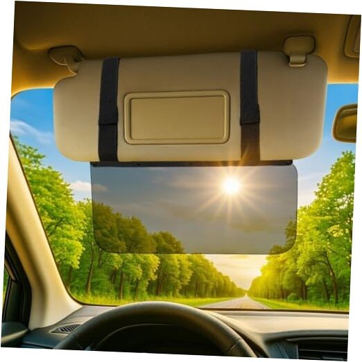 VisorMate 2.0 by DrivenVision – Car Visor Extender for Driver Side, Polarized