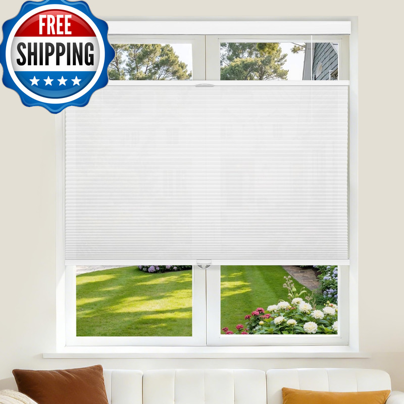 Grandekor Top Down Bottom Up Cellular Shades Cordless Pull Down Honeycomb