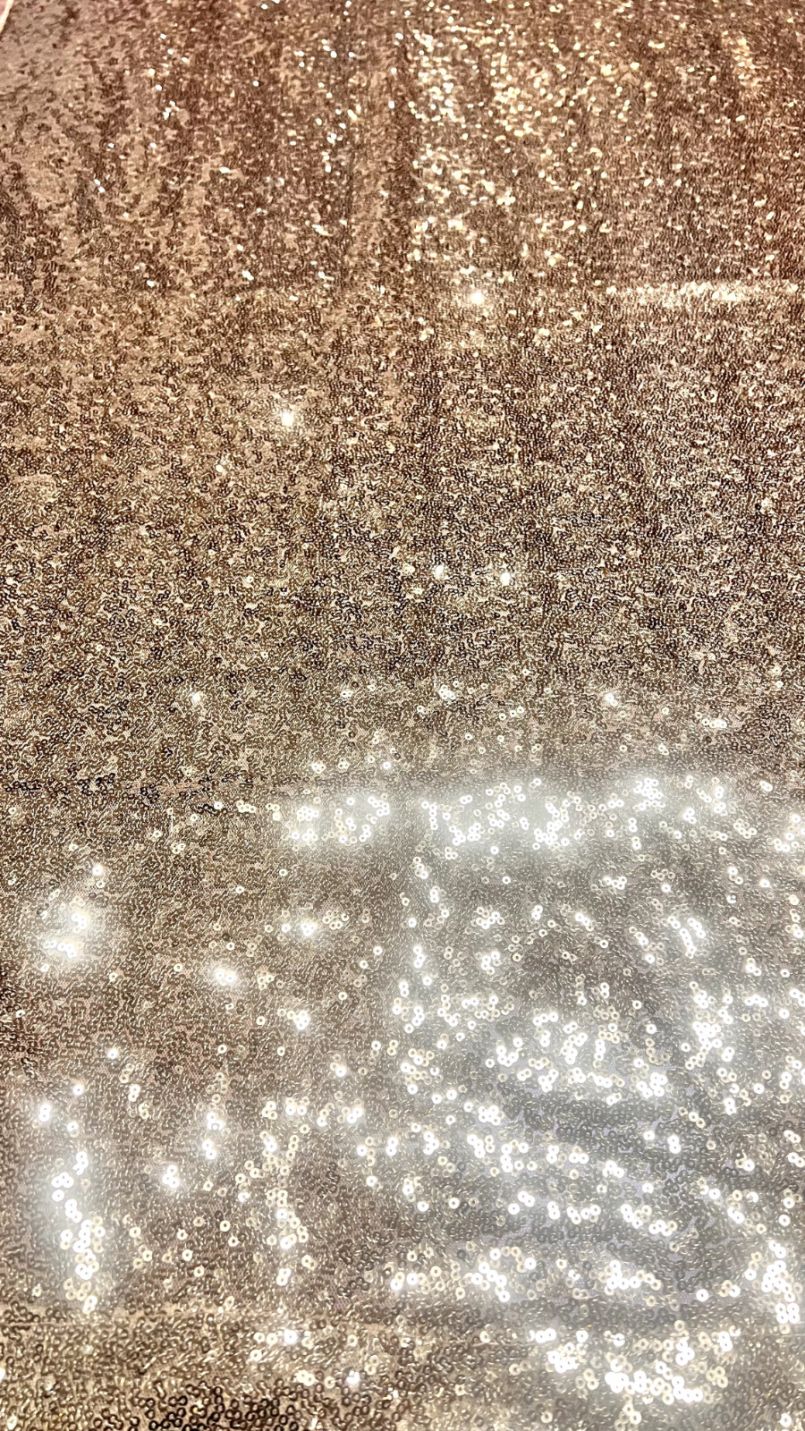 Gold 2FT X 7.5FT Sparkly Sequin Backdrop Curtains 12 Panels for Wedding Party
