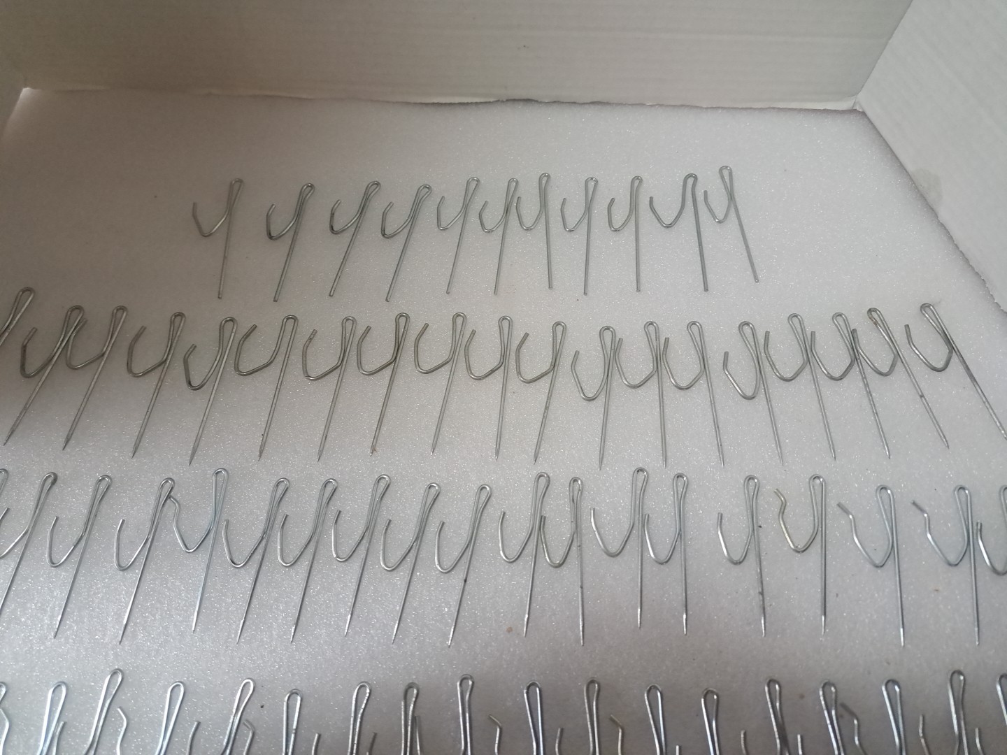 95 Assorted Drapery Pin Hook, Curtain Pin hooks Read Description For Sizes