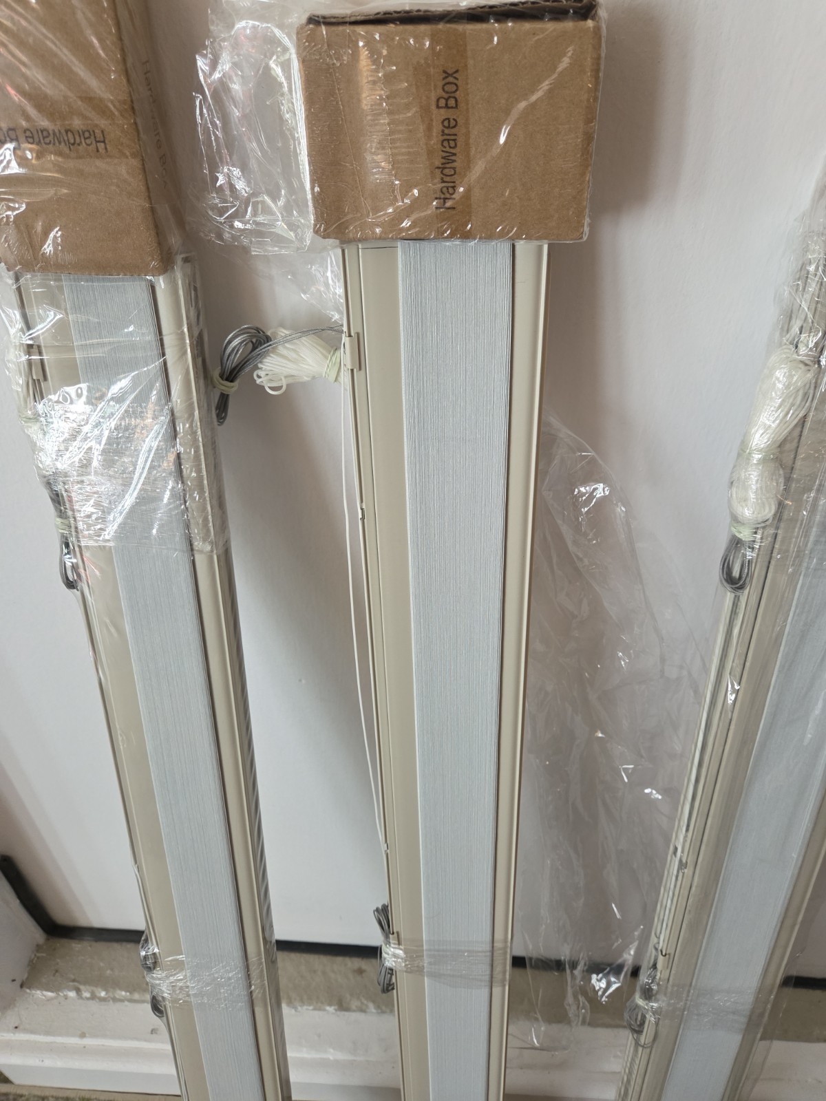 Veneta Custom Designer Cordless Blackout Skylight Cellular Shades 33 x 69 Beige