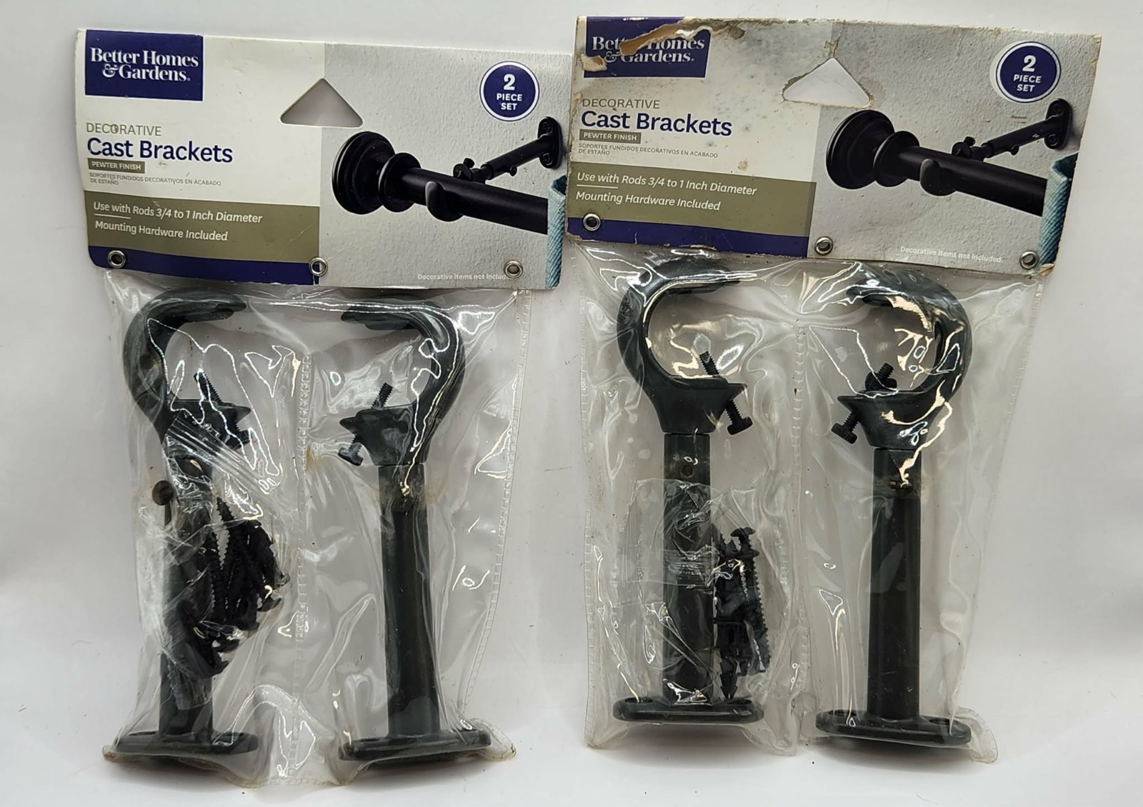 Set pf 2 Better Homes And Gardens Bronze Cast Brackets