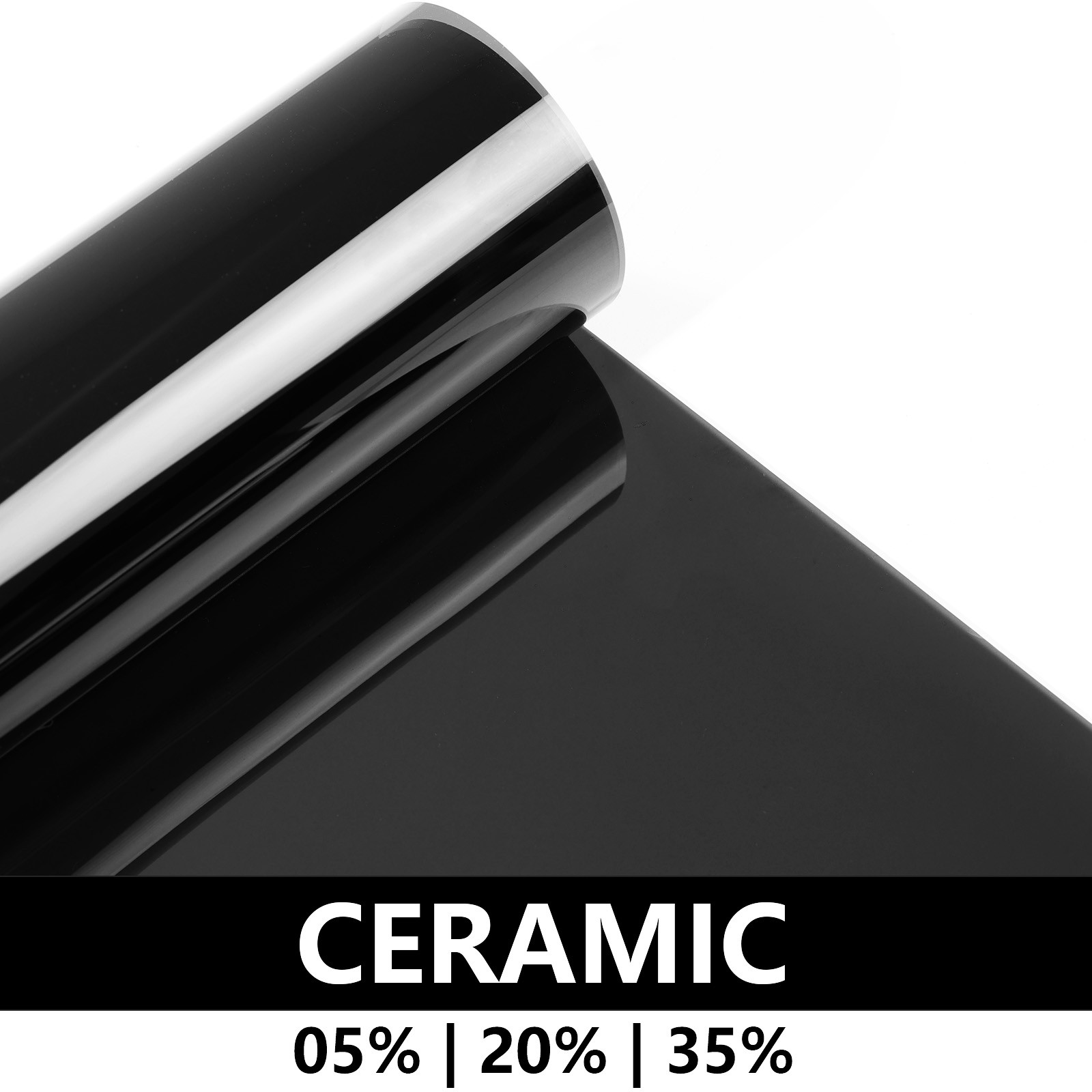 Nano Ceramic Window Tint Film for Car High Heat Rejection UV Block 5%/20%/35%VLT