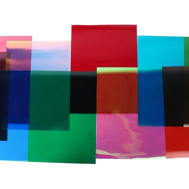 Colorful Window Film Decorative Adhesive Glass Protector DIY Impact Resistance