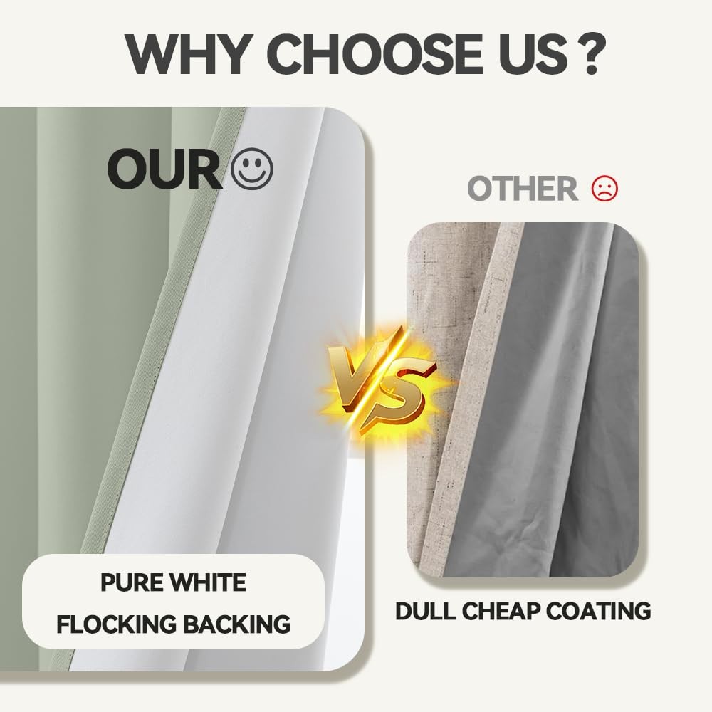 Flame-Retardant NFPA 701 Standard Curtain 96-inch Single Panel 100% Blackout …
