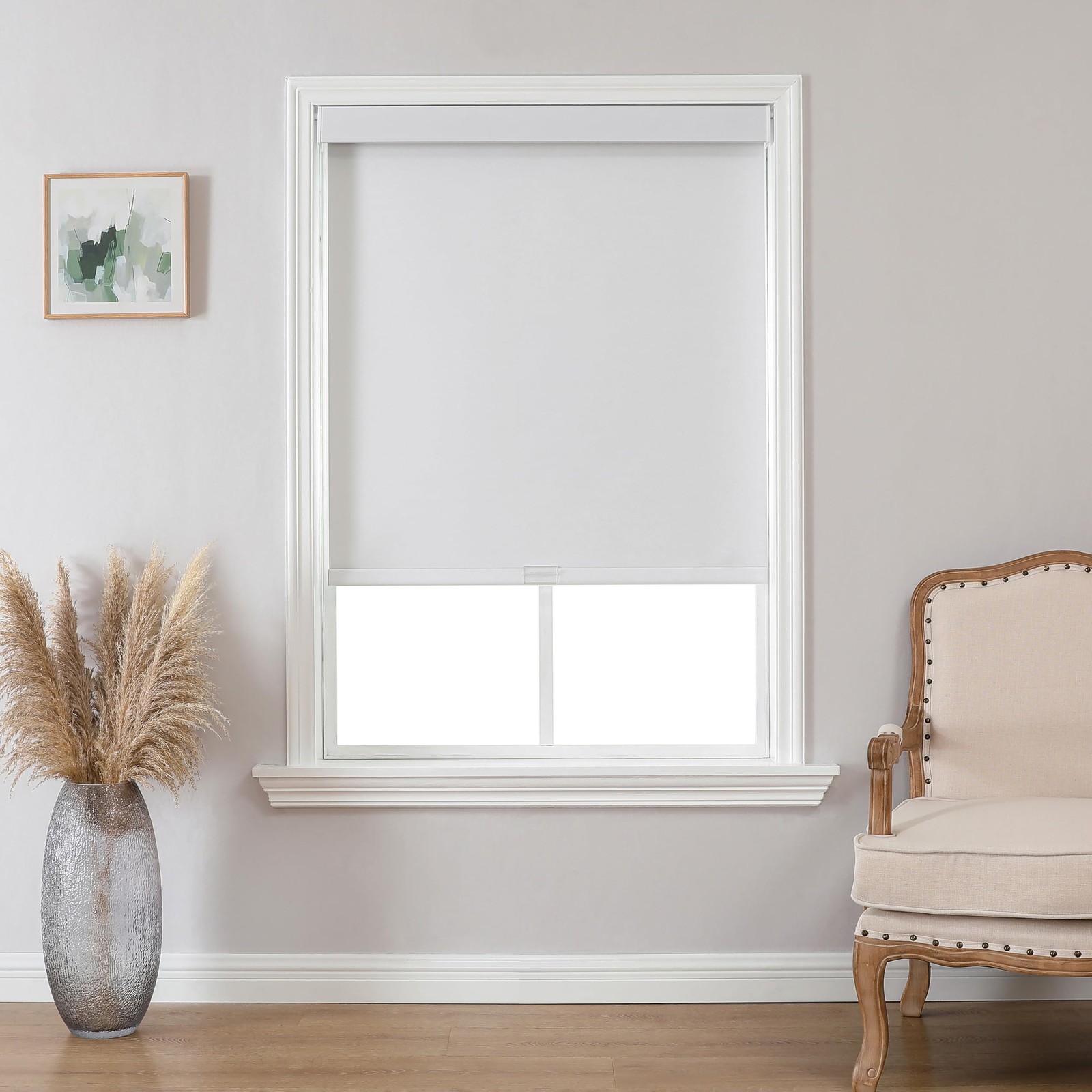 Joydeco 100 Blackout Roller Shades Pro Free-Stop Cordless Blinds For Windows Uv