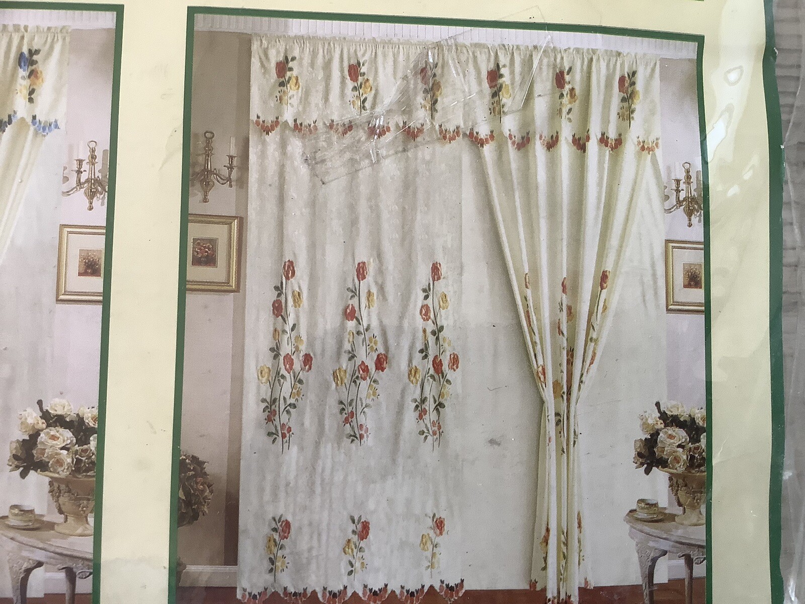 RT Designer Collection Jacquard Panel Embroidered With Flowers 60×90