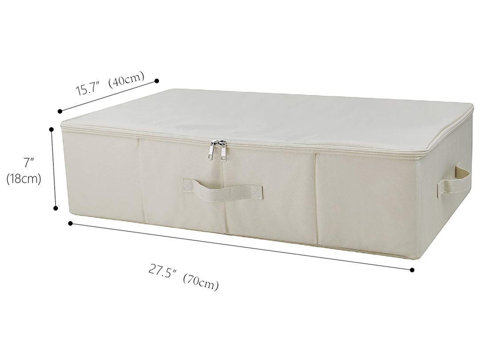 iwill CREATE PRO 3Pcs Collapsible Rigid Underbed Storage Bins, 27.5 * 15.7 * …