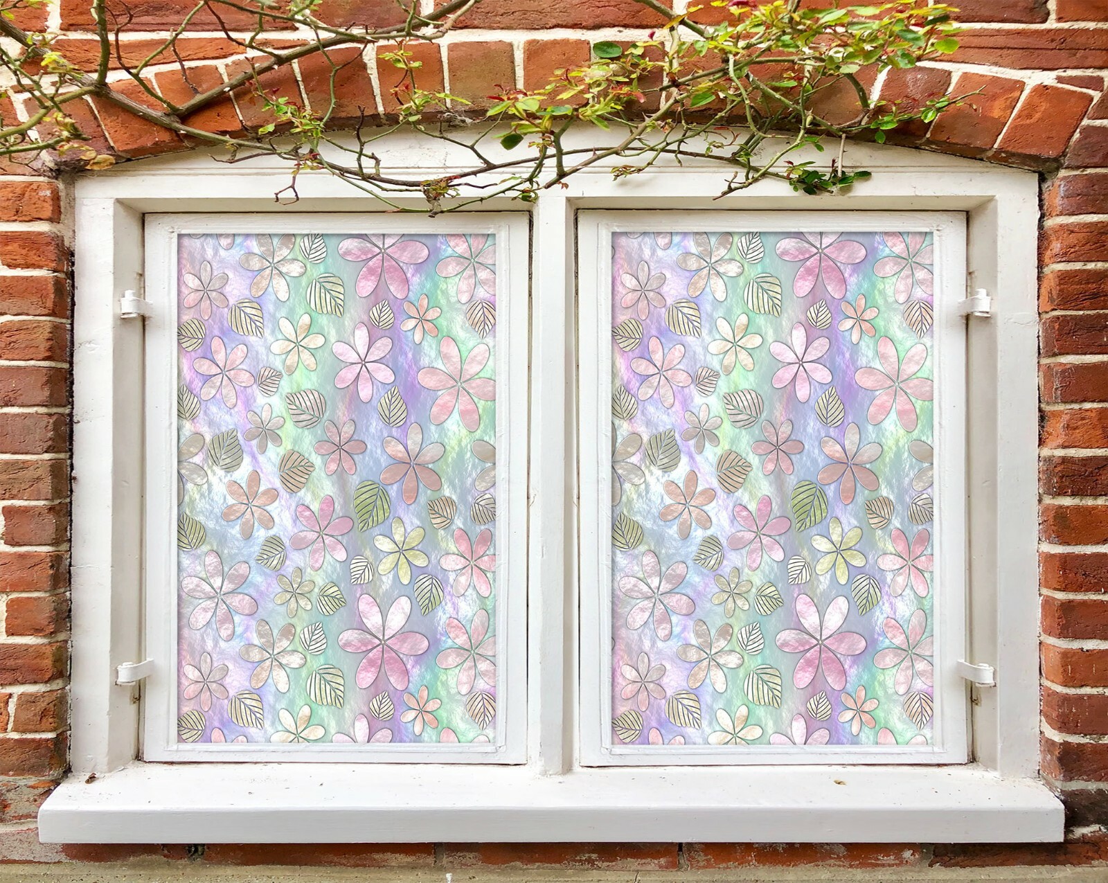 3D Romantic Petals A368 Window Film Print Sticker Cling Stained Glass UV Amy