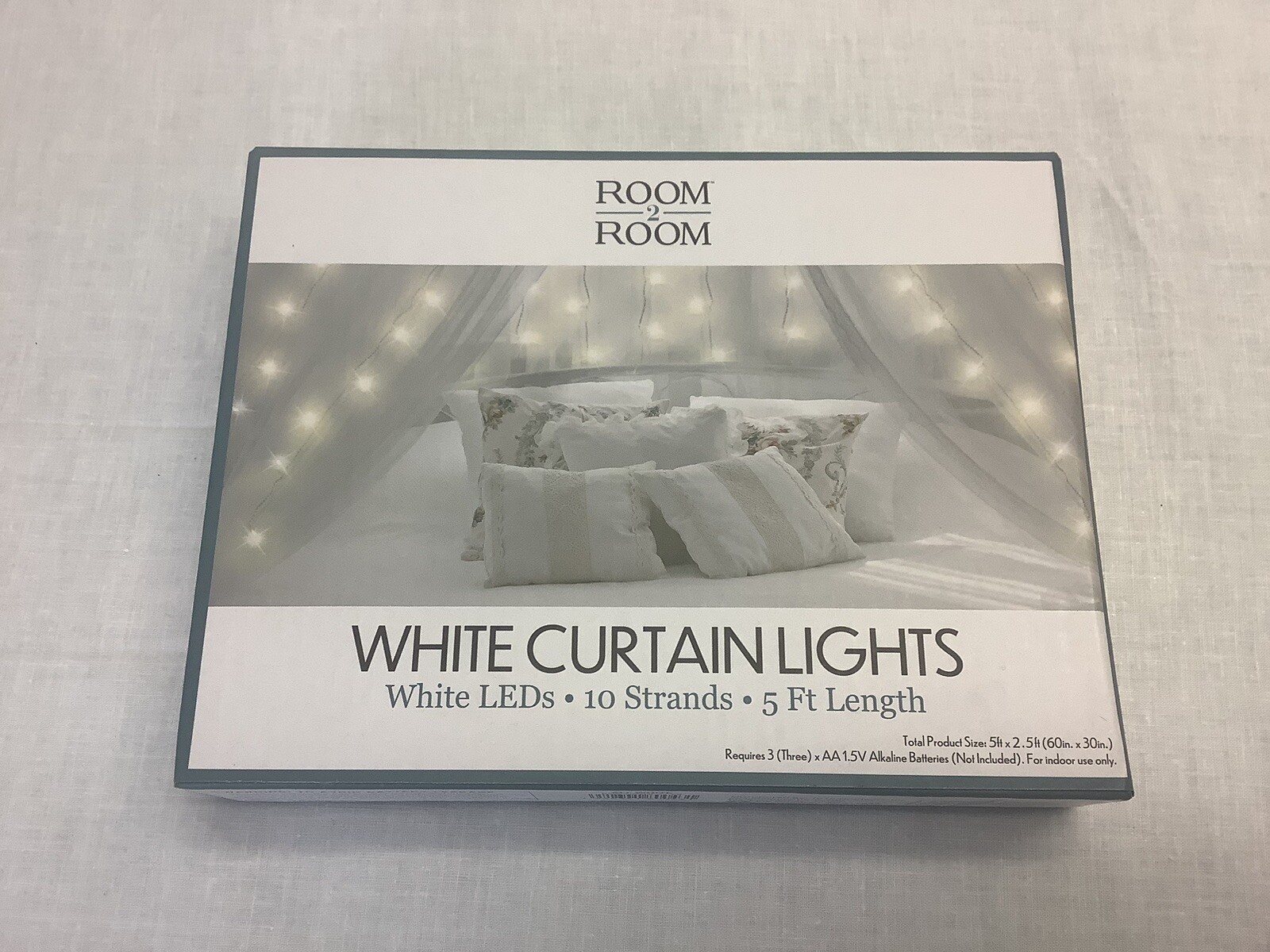 Room To Room White Curtain Lights LED’S NEW