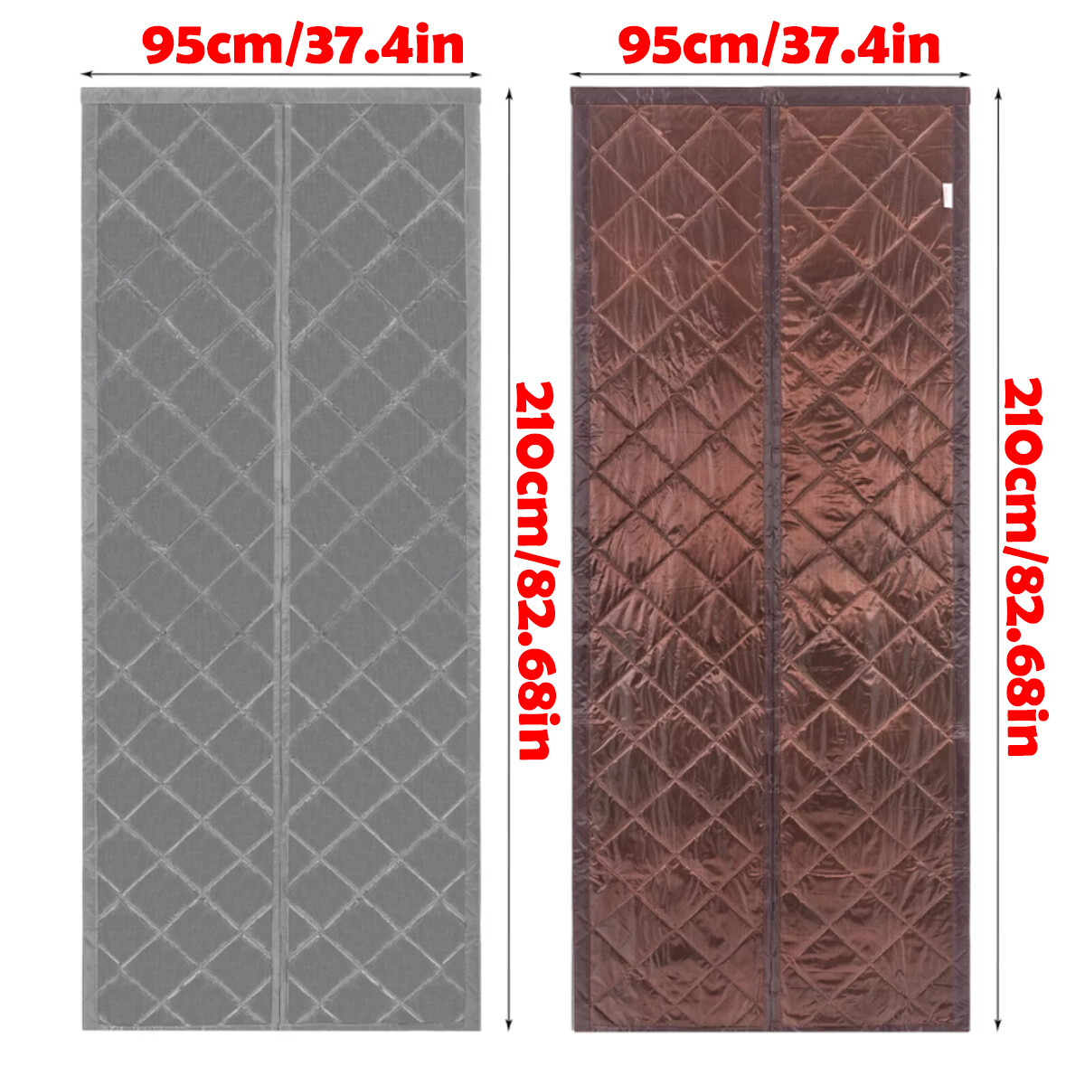 Magnetic Thermal Insulated Door Curtain Door Curtain Waterproof Door Covers