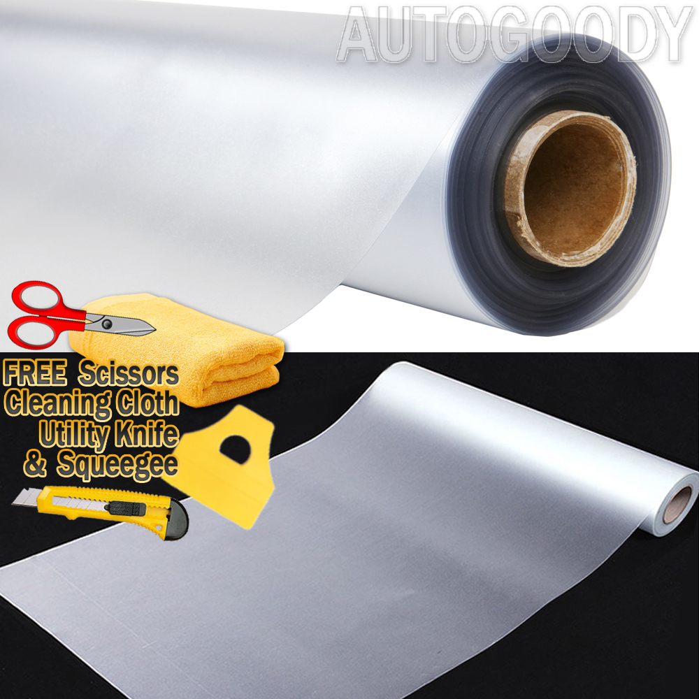 36″x120″ Frosted Glass Film Static Cling Office Bathroom Window Tint 3ft x 10ft
