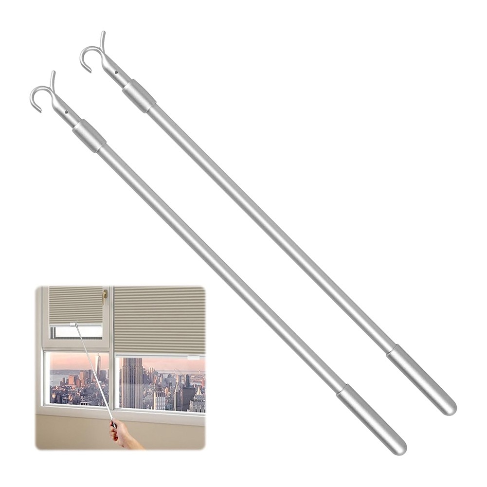 Easy Pull Telescopic Draw Blind Tilt Wand, 13-24in Length Adjustable Blinds6992