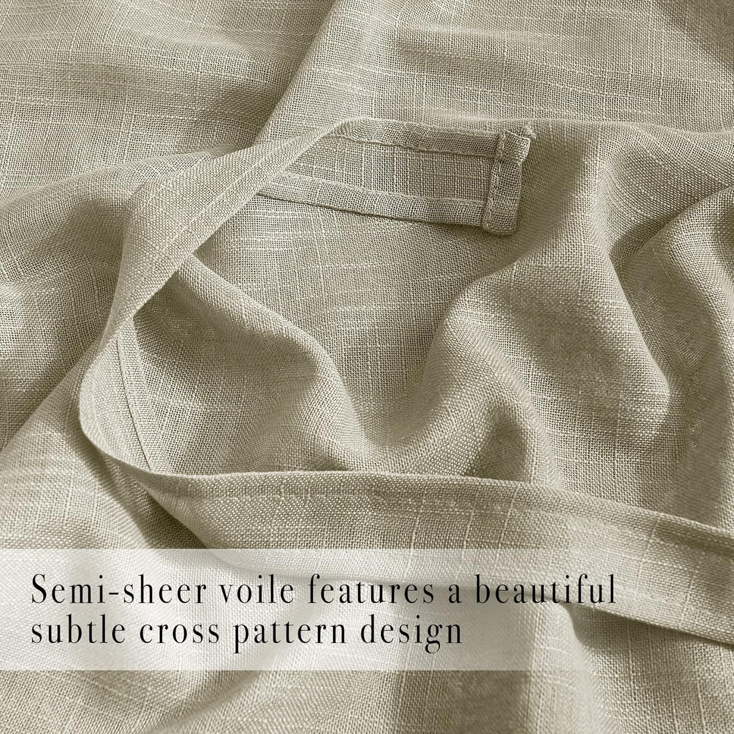 Kitchen Window Curtains – Short Curtains for Small Window Tie Up Shade Linen …