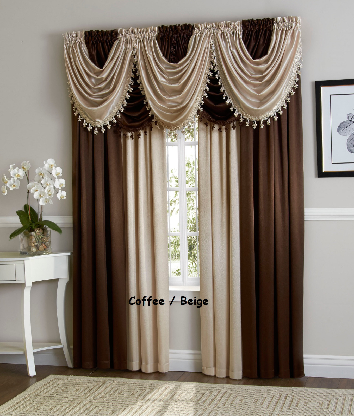 Hyatt Window Curtain & Valance Assorted Colors & Styles solid Colors NEW