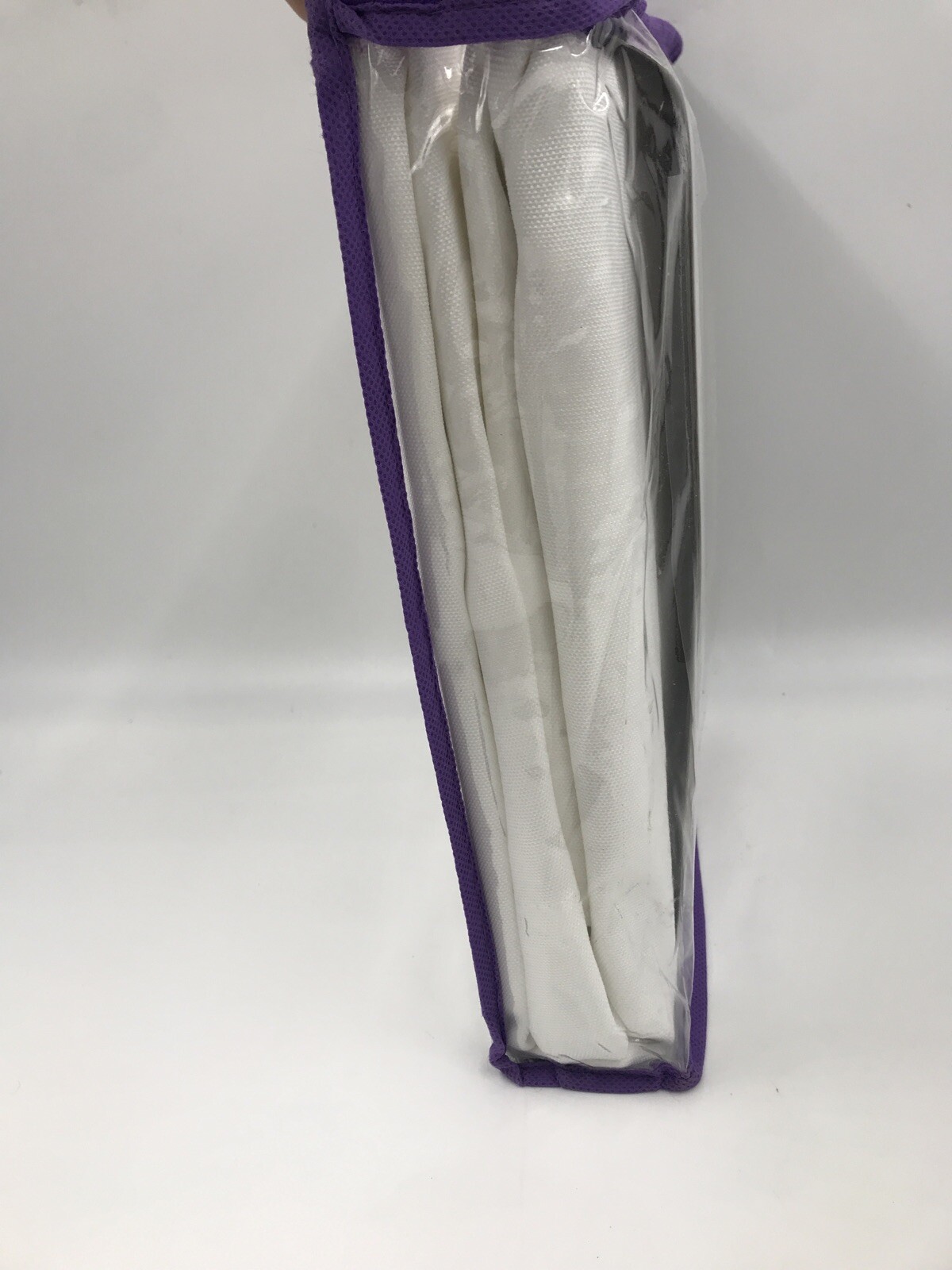 Lush Decor White Sheer Panel Aqua Pom Pom Trim 50×84 Inch Window Curtain New