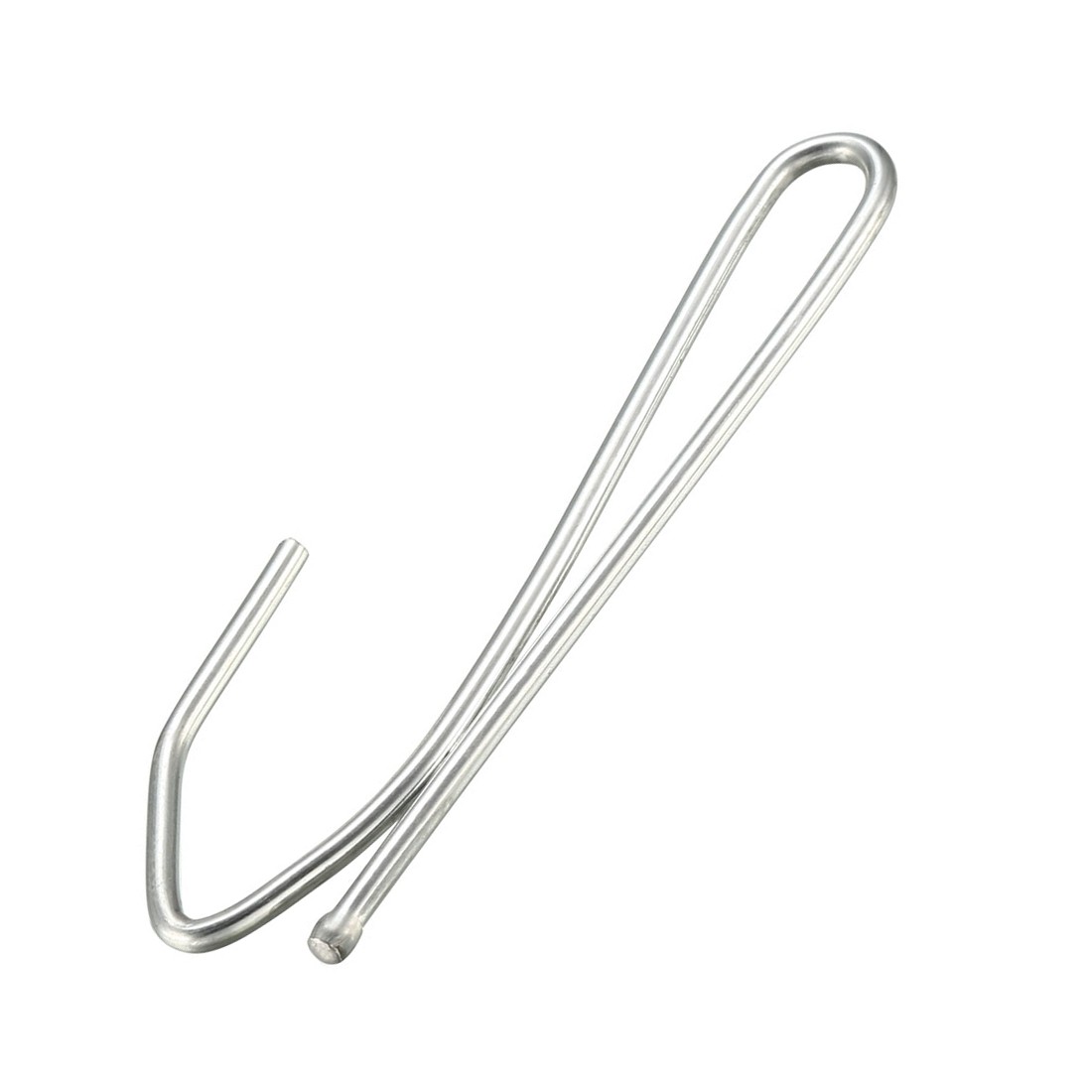 40Pcs Curtain Hooks Pin-On Drapery Hook Zinc Plating Long Shanks 2.7″ for Window