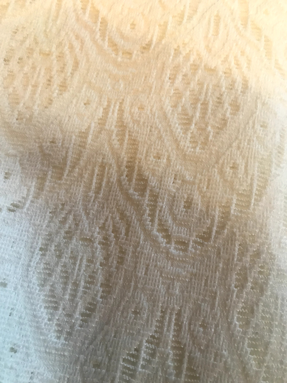 HLC.ME Monaco Premium Soft Decorative Ombre Lace Semi Sheer Light Filtering