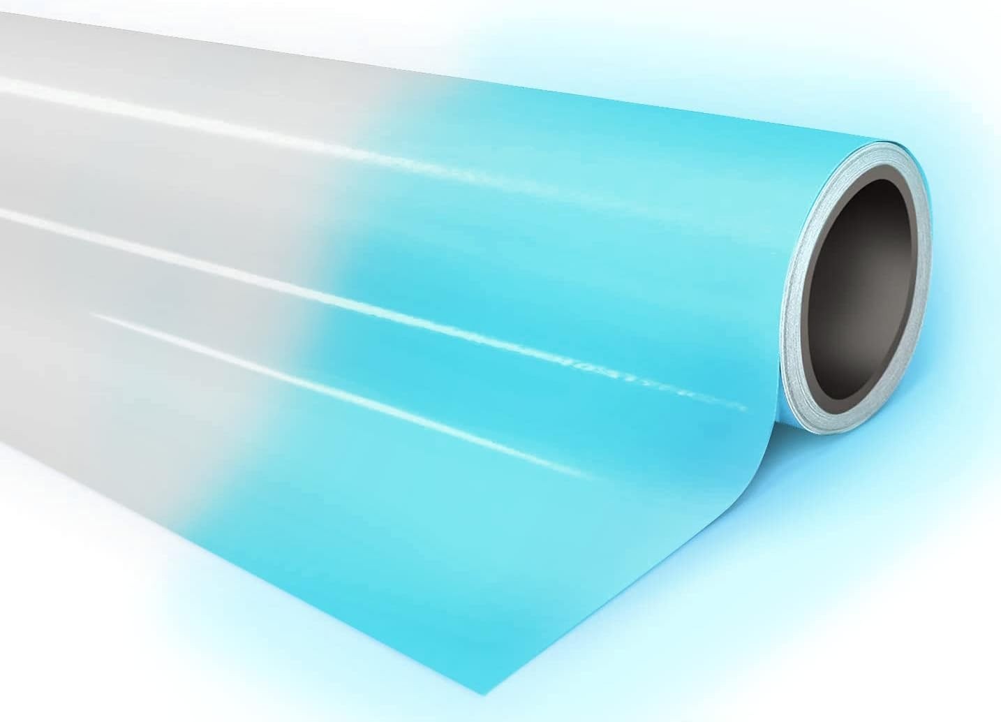 1Ft X 2Ft Blue Glow In The Dark Vinyl Vehicle Wrap For Cars Boats Diy New Kit